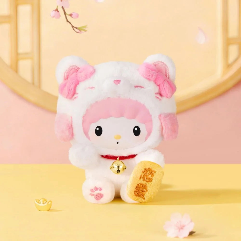 Sanrio Characters - Lucky Cat Series Blind Box Plush Pendant【TOPTOY】 - POKKII
