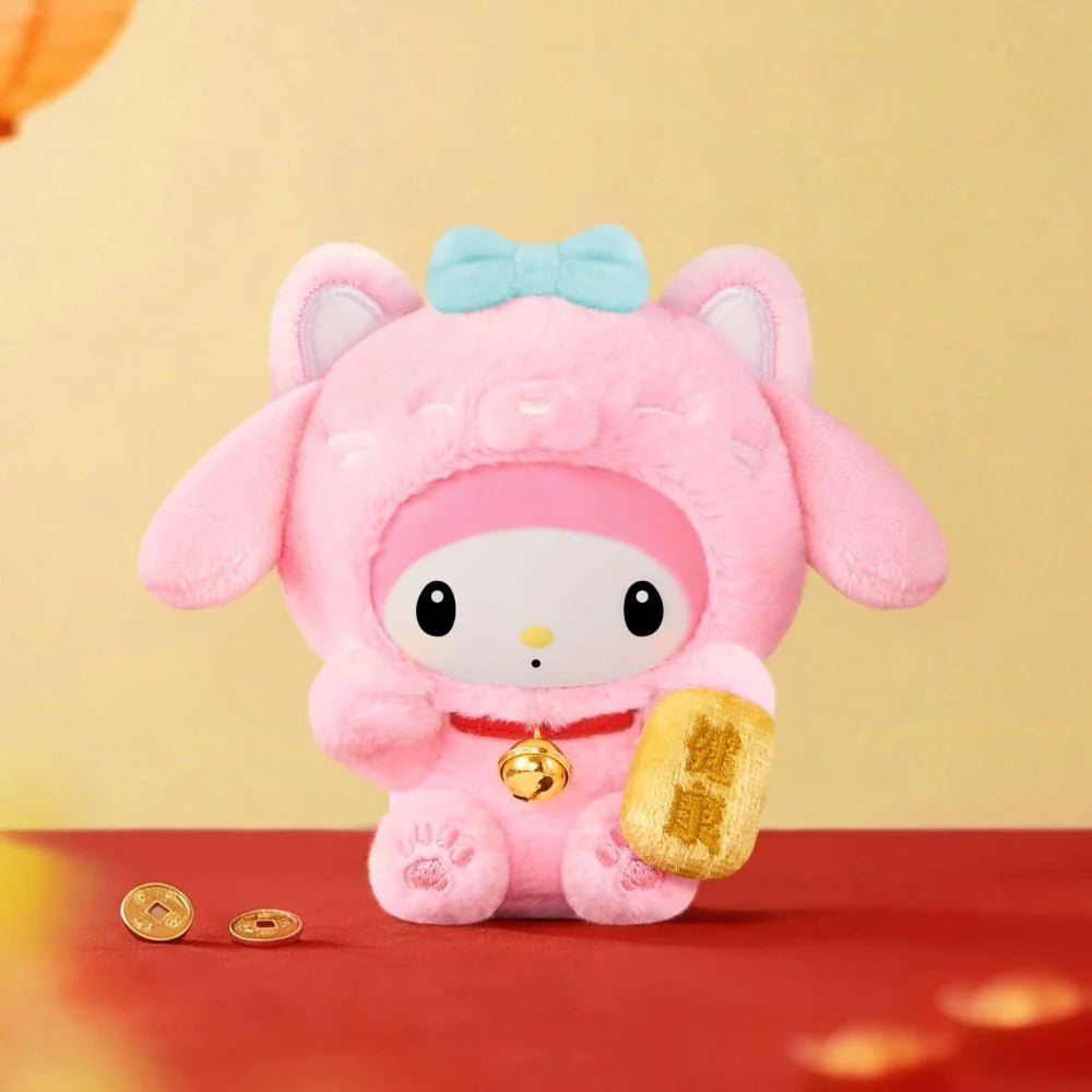 Sanrio Characters - Lucky Cat Series Blind Box Plush Pendant【TOPTOY】 - POKKII