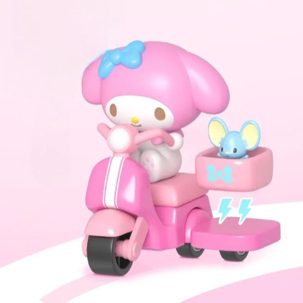Sanrio Characters - Windy Scooter Series Blind Box Movable Figures - POKKII