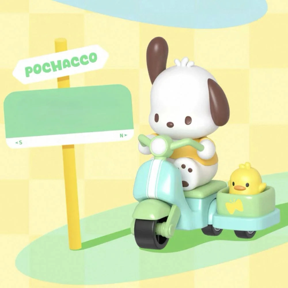 Sanrio Characters - Windy Scooter Series Blind Box Movable Figures - POKKII