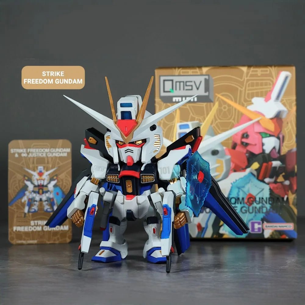 Gundam - Strike Freedom & ∞Justice Series Blind Box QMSV Mini Figures - POKKII