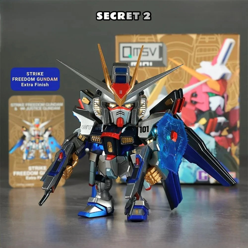 Gundam - Strike Freedom & ∞Justice Series Blind Box QMSV Mini Figures - POKKII