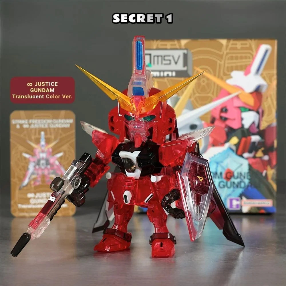 Gundam - Strike Freedom & ∞Justice Series Blind Box QMSV Mini Figures - POKKII