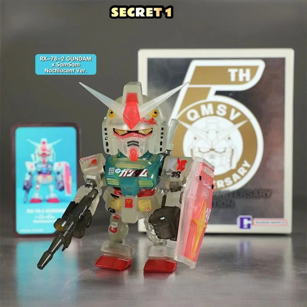 Gundam - 5th Anniversary Special Series Blind Box QMSV Mini Figures - POKKII