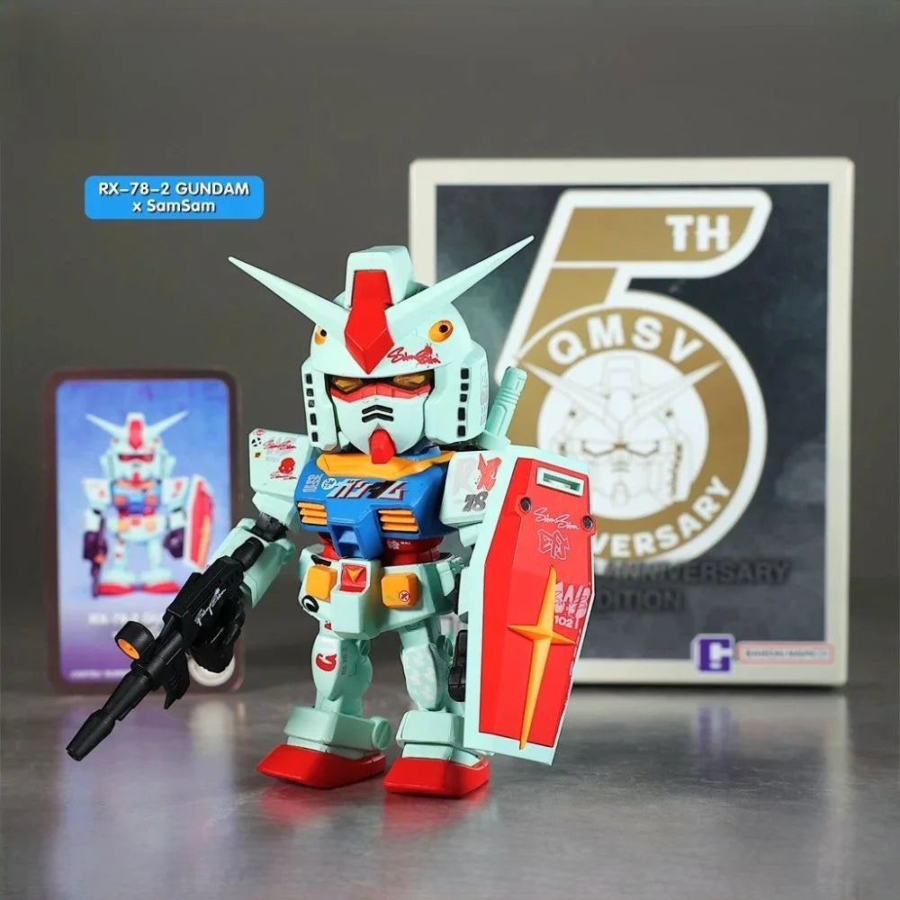 Gundam - 5th Anniversary Special Series Blind Box QMSV Mini Figures - POKKII