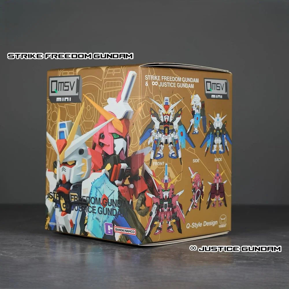 Gundam - Strike Freedom & ∞Justice Series Blind Box QMSV Mini Figures - POKKII