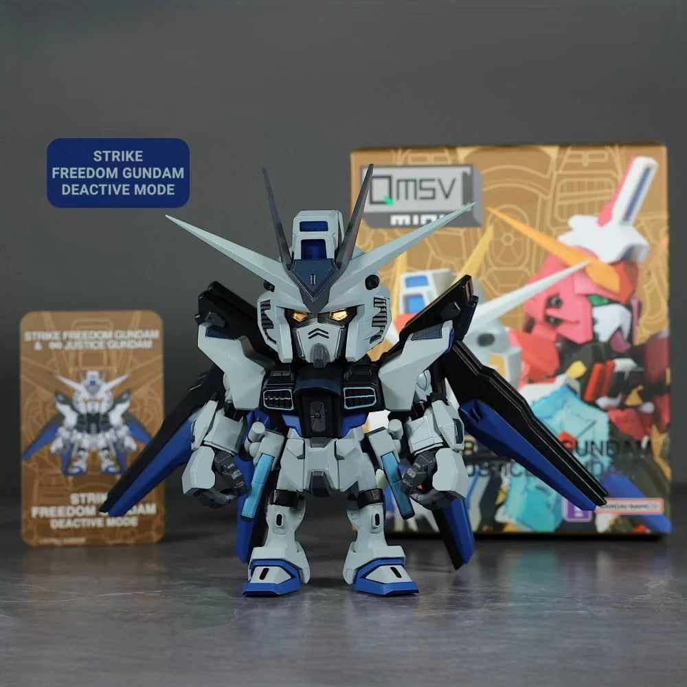 Gundam - Strike Freedom & ∞Justice Series Blind Box QMSV Mini Figures - POKKII