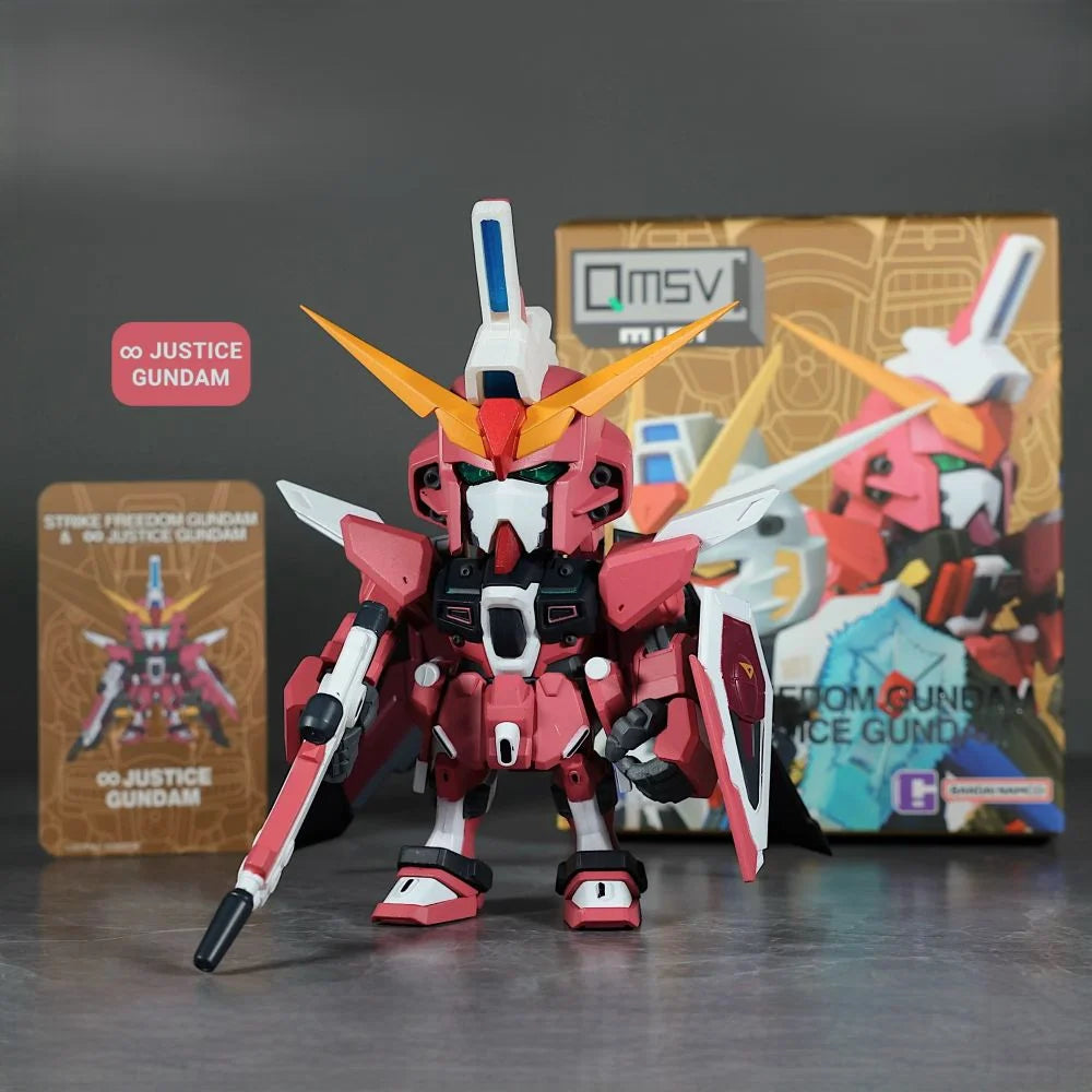 Gundam - Strike Freedom & ∞Justice Series Blind Box QMSV Mini Figures - POKKII