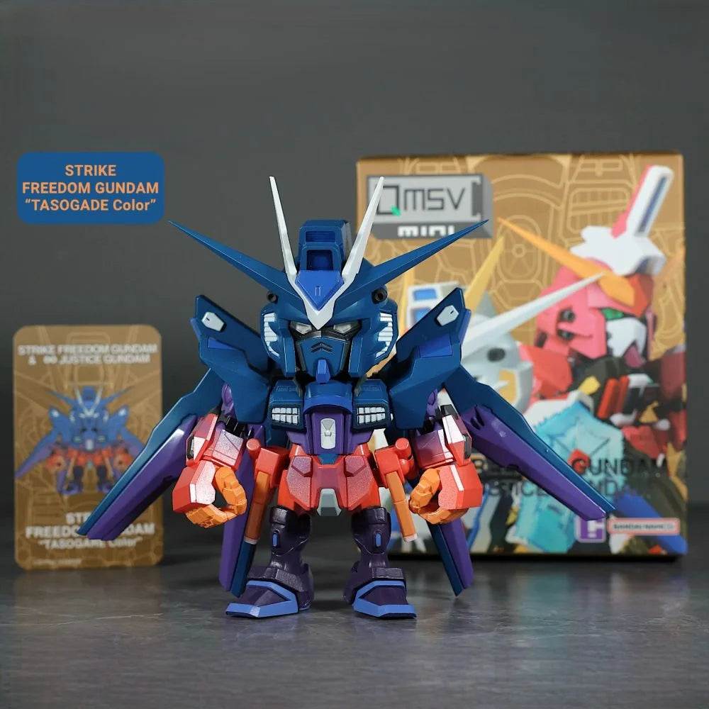Gundam - Strike Freedom & ∞Justice Series Blind Box QMSV Mini Figures - POKKII