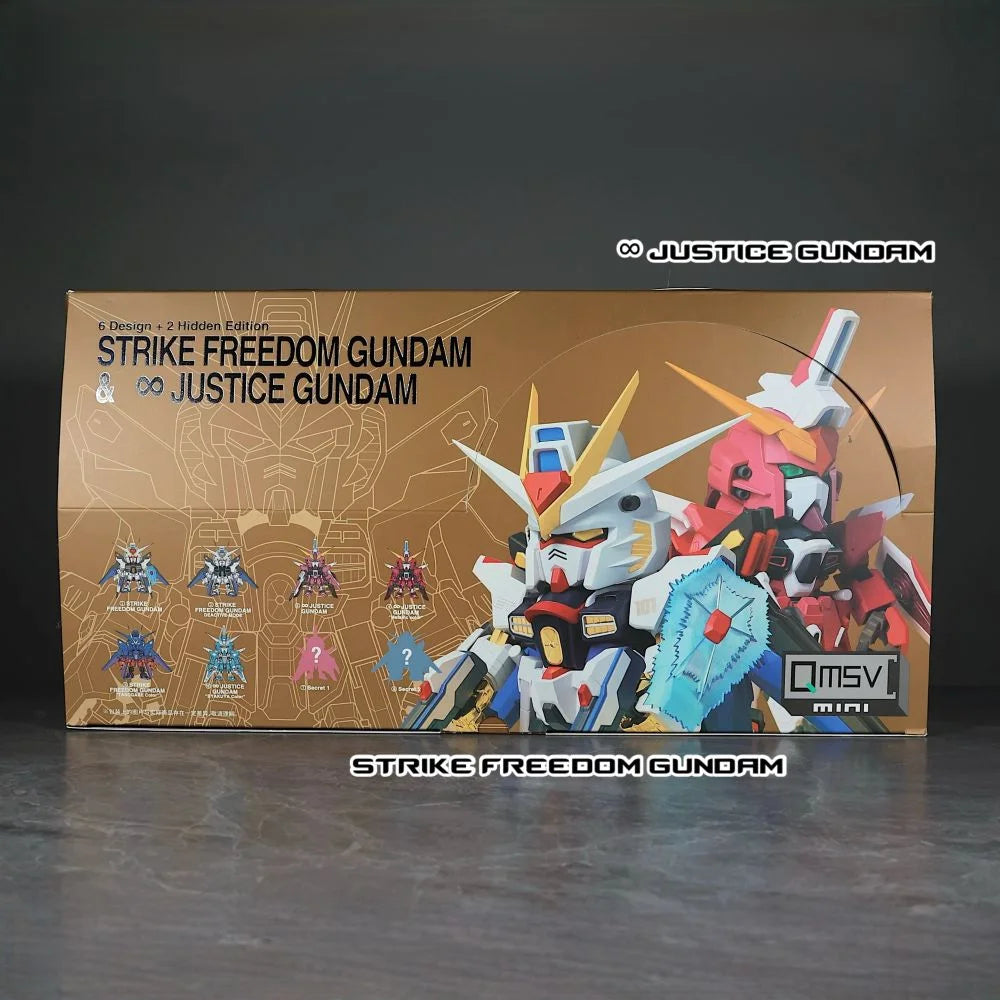 Gundam - Strike Freedom & ∞Justice Series Blind Box QMSV Mini Figures - POKKII