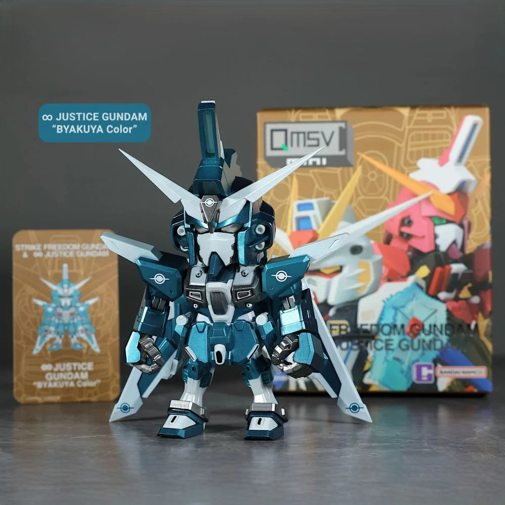 Gundam - Strike Freedom & ∞Justice Series Blind Box QMSV Mini Figures - POKKII