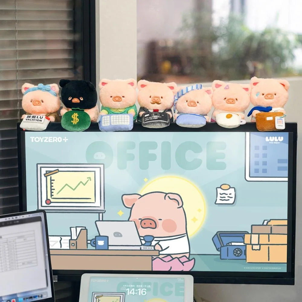 Lulu The Piggy - My Workplace Partners Series Blind Box Plush Pendant
