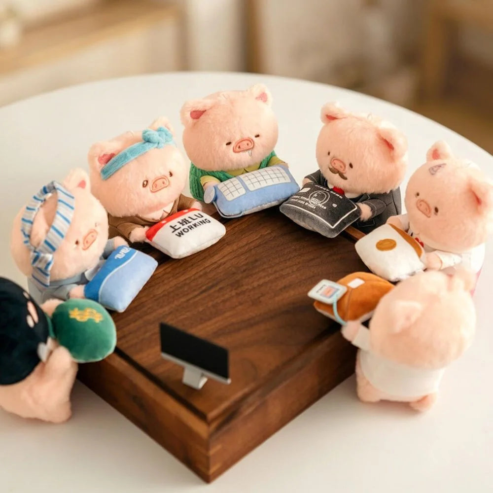 Lulu The Piggy - My Workplace Partners Series Blind Box Plush Pendant