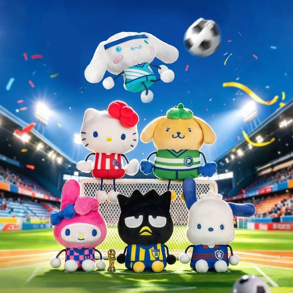 Sanrio Characters - Cute Soccer Series Blind Box Squeeze Plush