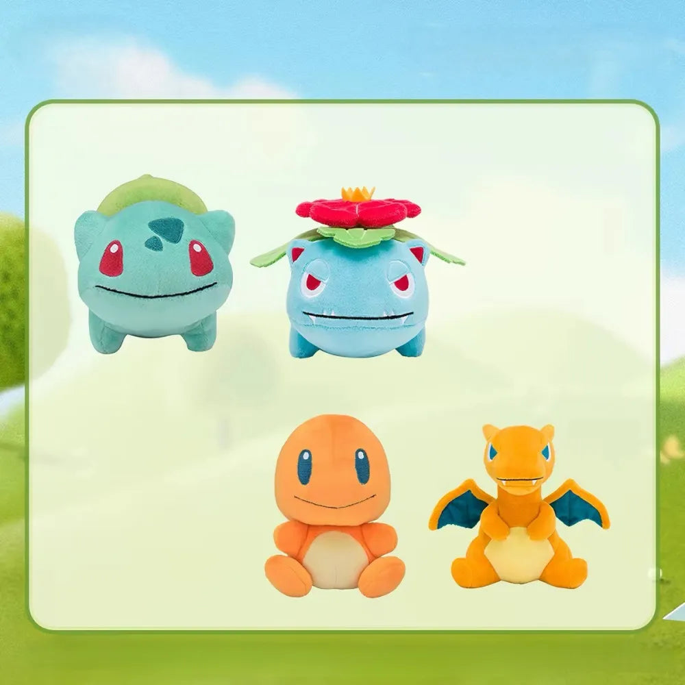 Pokémon – Pikachu & Kanto Starter Pokémon Plush Toy Series
