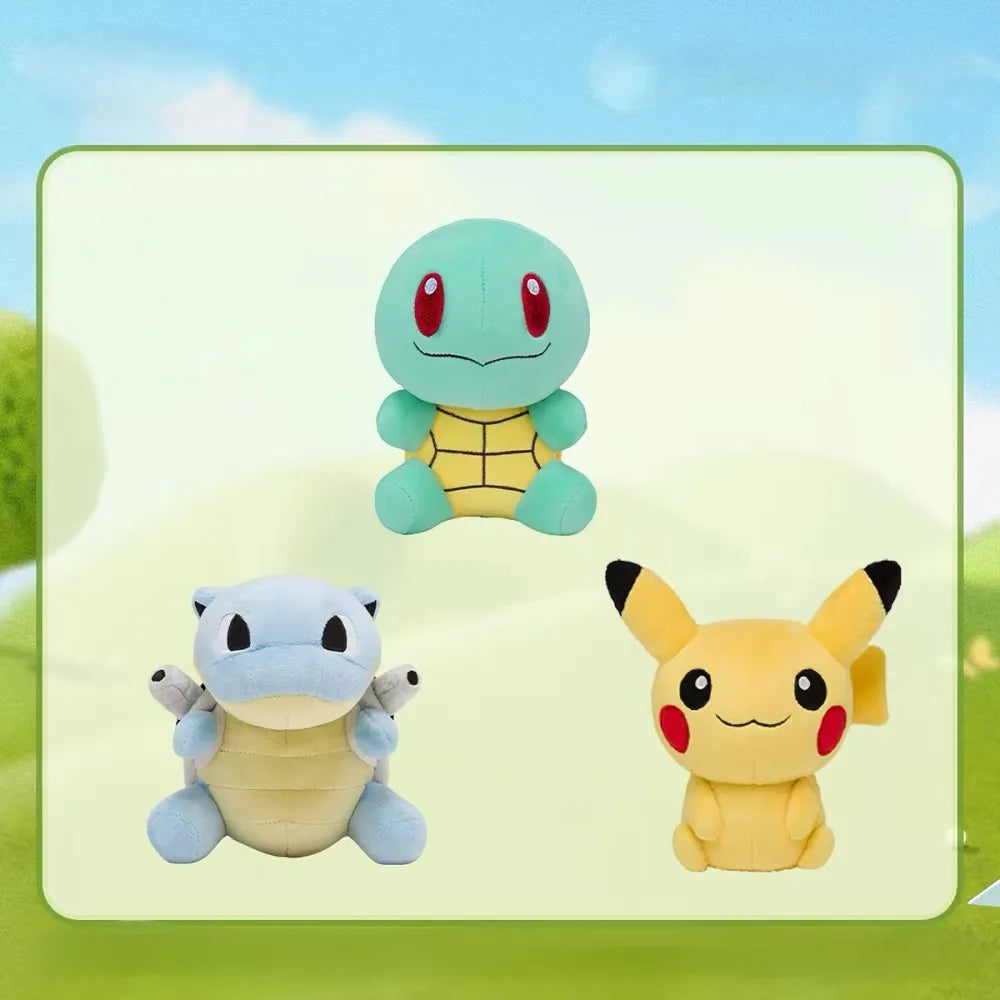 Pokémon – Pikachu & Kanto Starter Pokémon Plush Toy Series