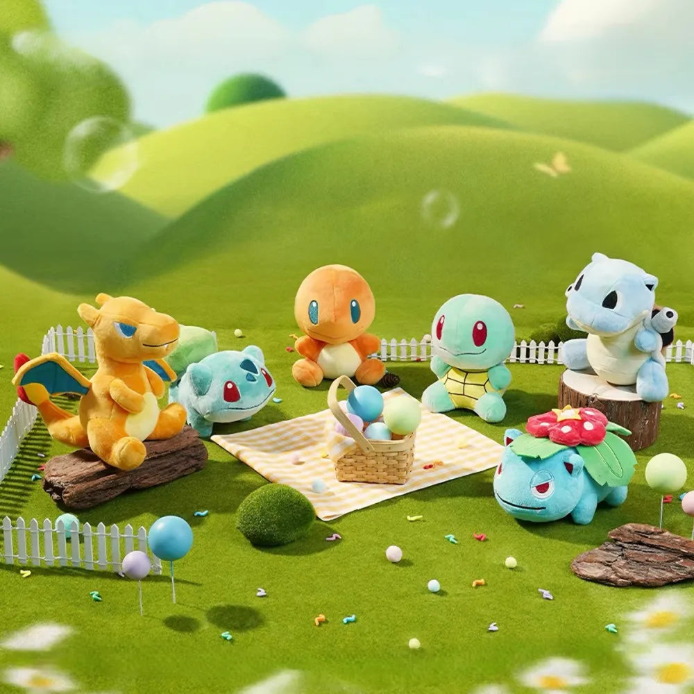 Pokémon – Pikachu & Kanto Starter Pokémon Plush Toy Series