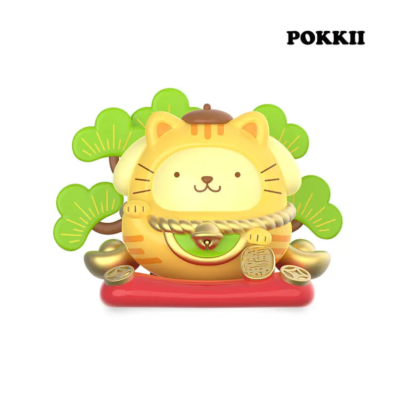 Sanrio Characters "Lucky Cat" Series Blind Box Tumbler Figure - POKKII