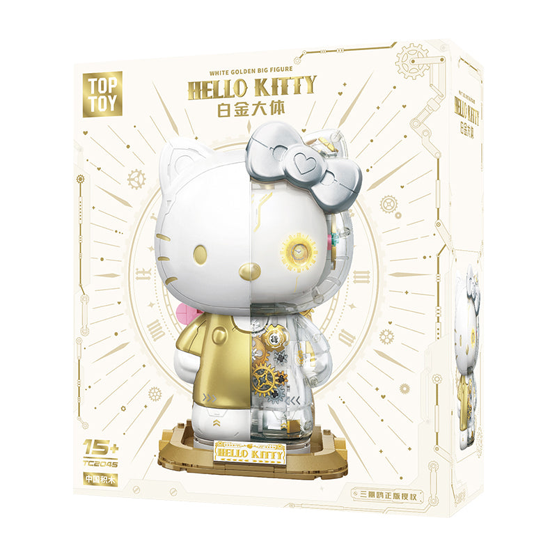 Hello Kitty "Platinum Mechanical" Building Kit Big Figure 400Pcs - POKKII