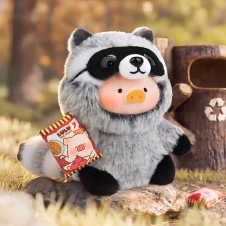 Lulu The Piggy - Instant Noodles Thief Raccoon Lu Plush Pendant