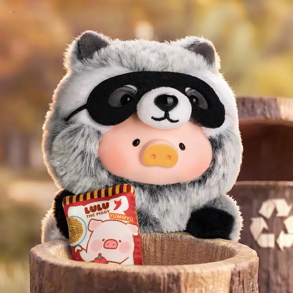 Lulu The Piggy - Instant Noodles Thief Raccoon Lu Plush Pendant