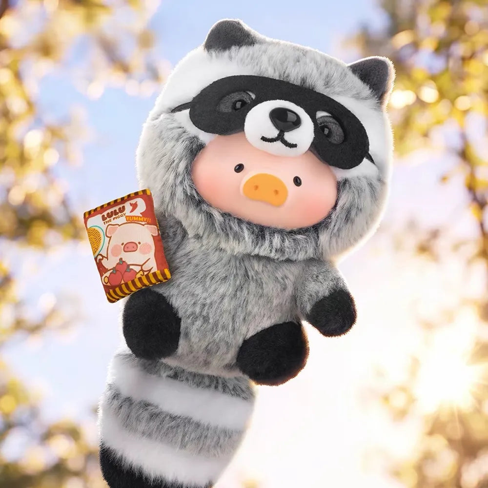 Lulu The Piggy - Instant Noodles Thief Raccoon Lu Plush Pendant