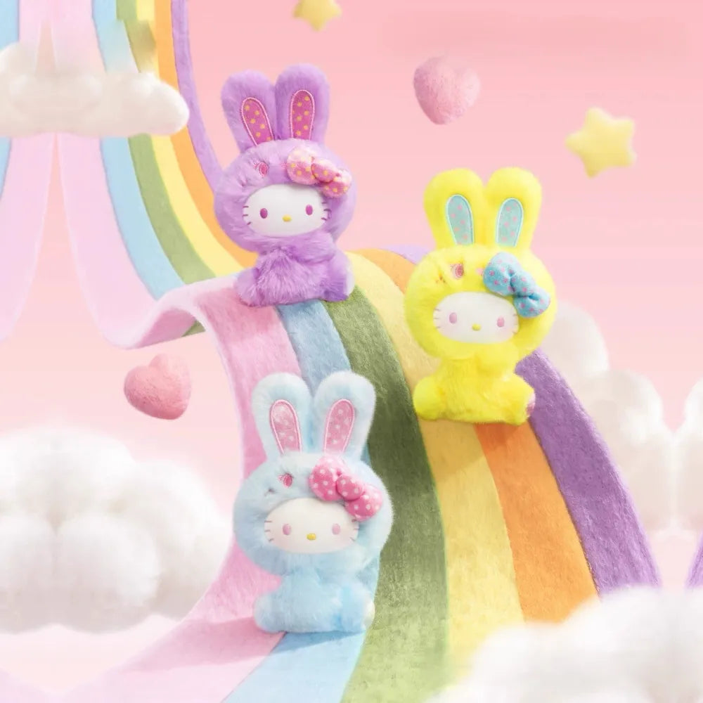 Sanrio Hellokitty - Rainbow Bunny Series Blind Box Plush