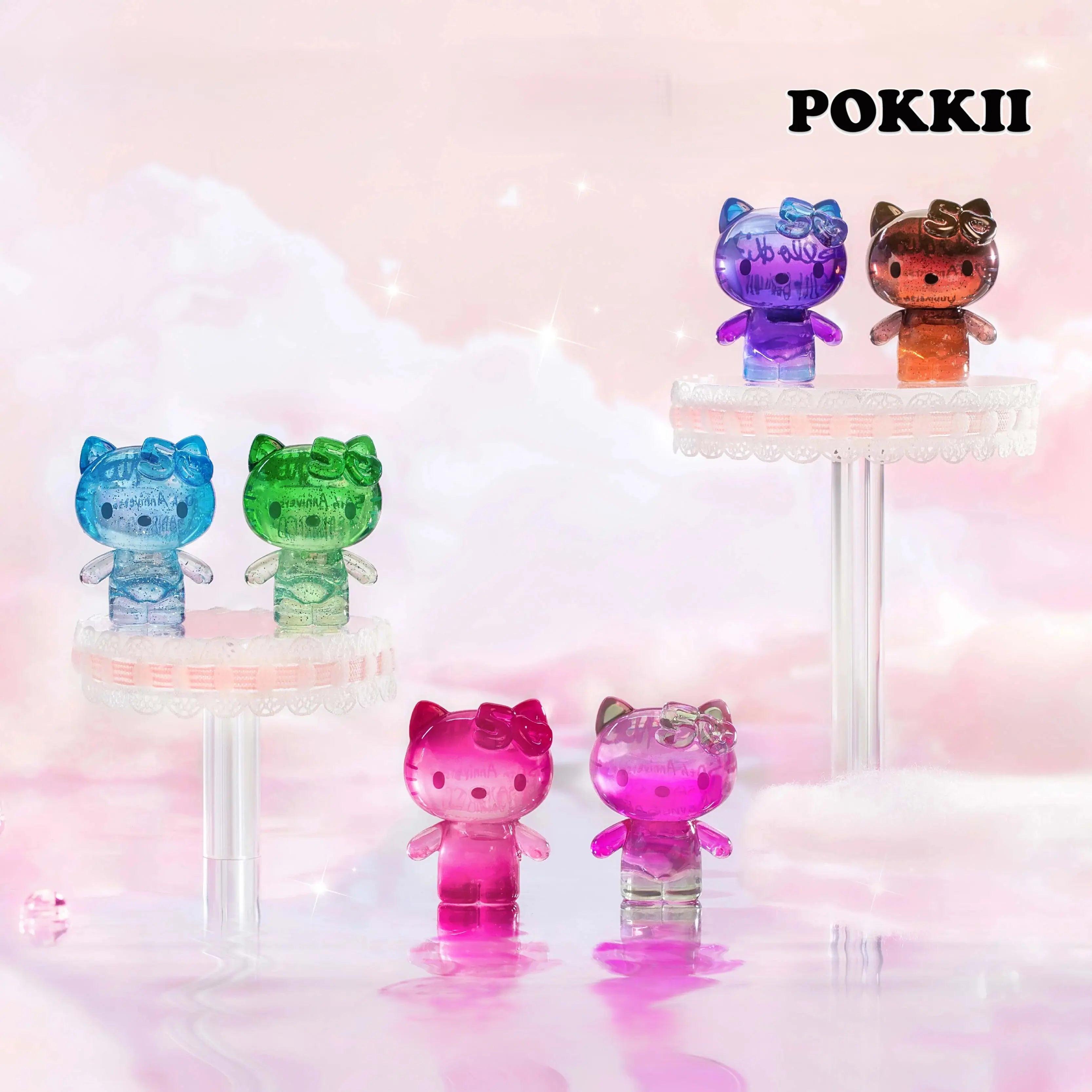 Hello Kitty "50th Anniv. Sweet Candy" Series Mini Beans Blind Bag - POKKII